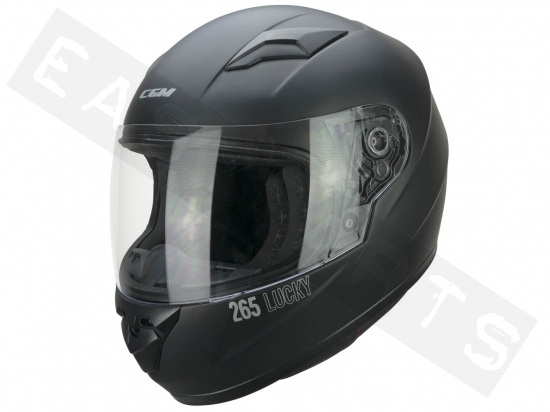 Kids Helmet Full Face CGM 265A LUCKY MONO matt black